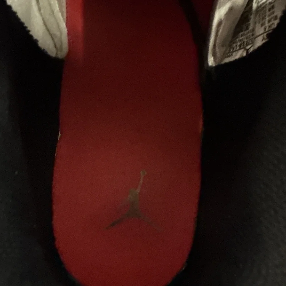 Jordan One Take 5 Shoes White GYM RED SNEAKERS Size 6.5Y Used Condition - Picture 7 of 11